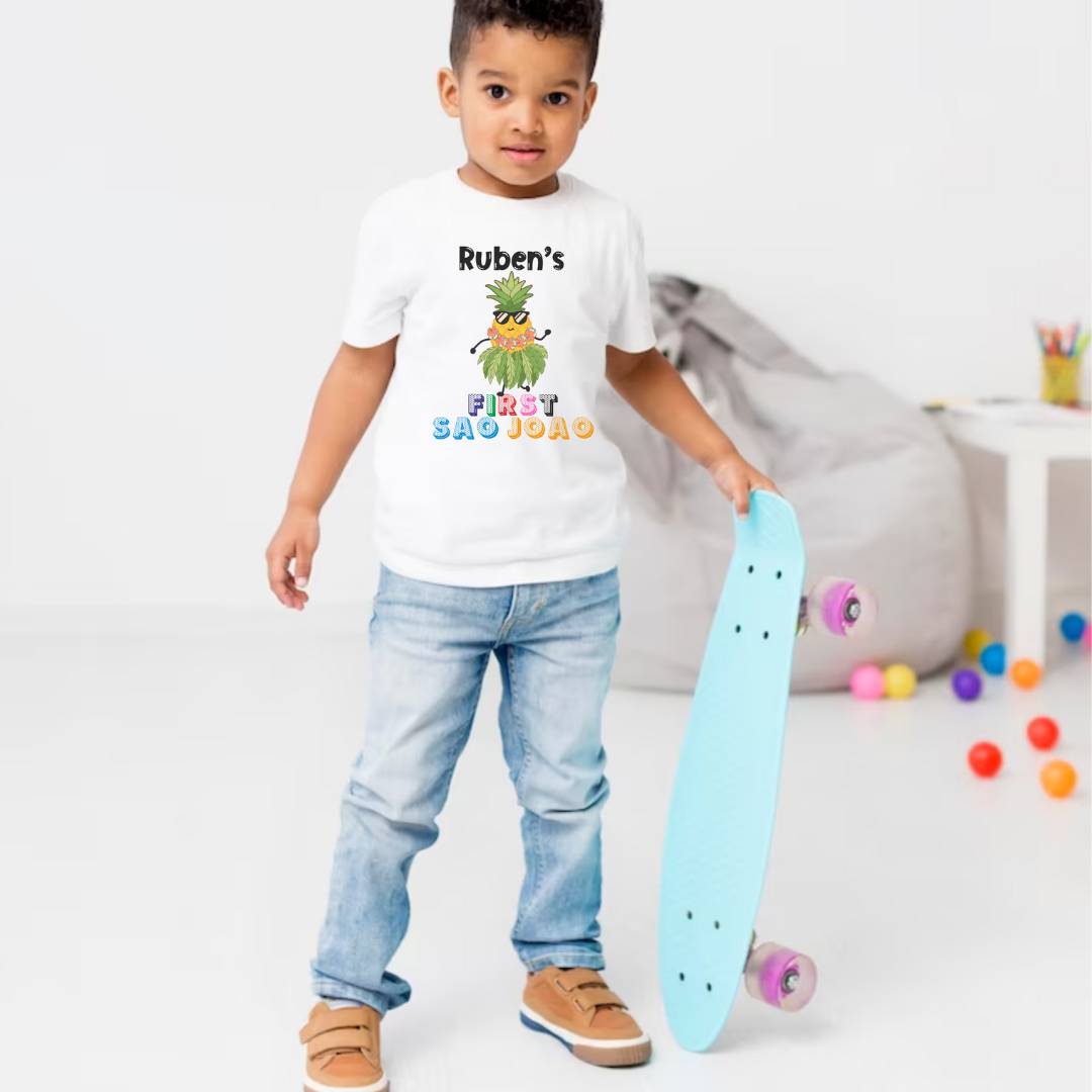 Baby's First Sao João Personalised T-shirt