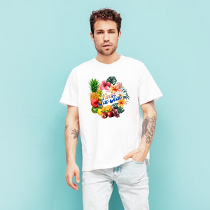 Sao João Tropical Fruits and Flowers T-Shirt for Kids and Adults