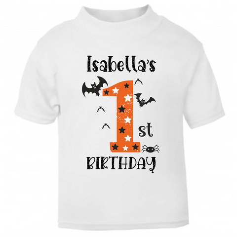 Halloween Theme First Birthday T-shirt