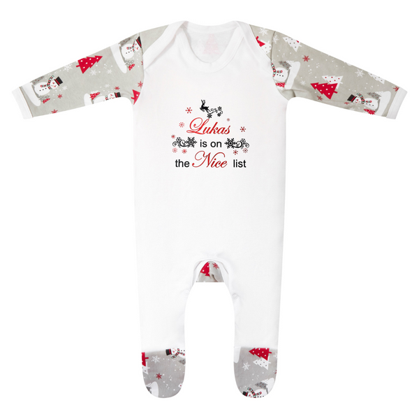 Nice list Snowman Christmas Pyjamas