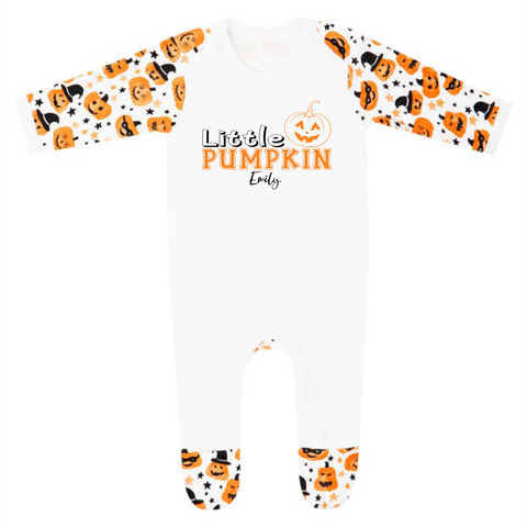 Little Pumpkin Halloween Babygrow