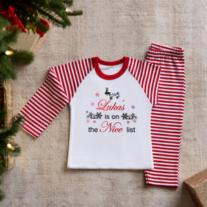 Nice List Kids Christmas Pyjama Set