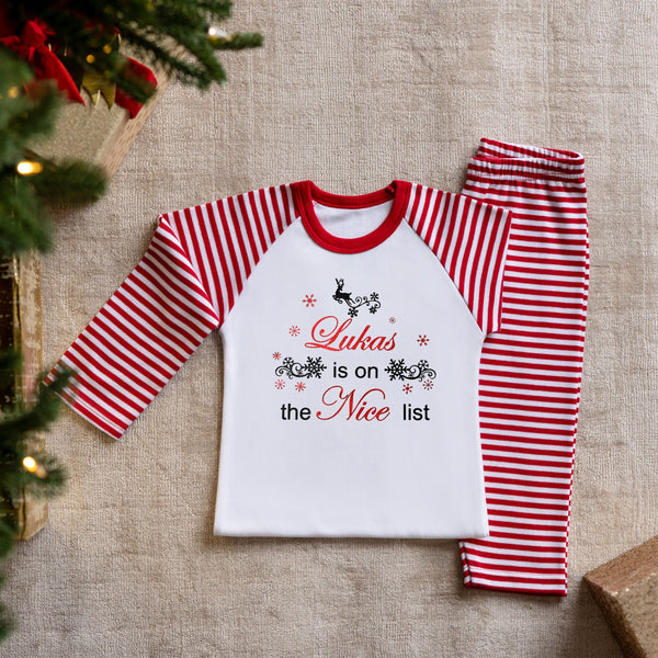 Nice List Kids Christmas Pyjama Set