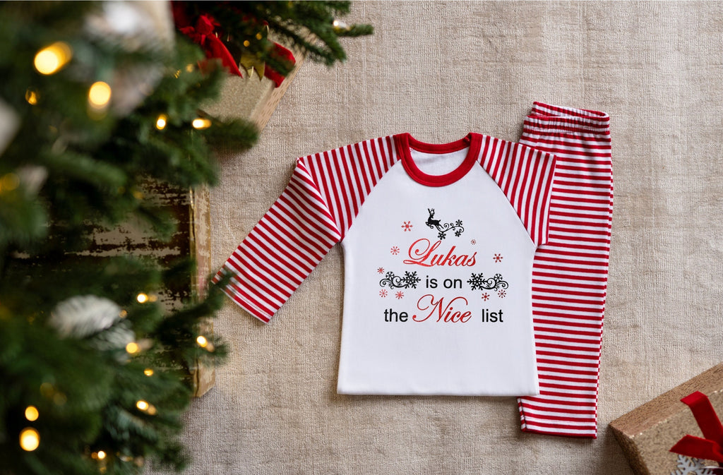 Customized Girls Set Top + Leggings Christmas Outfit